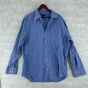 Banana Republic Shirt Long Sleeve Button Down Mens XXL striped 2415